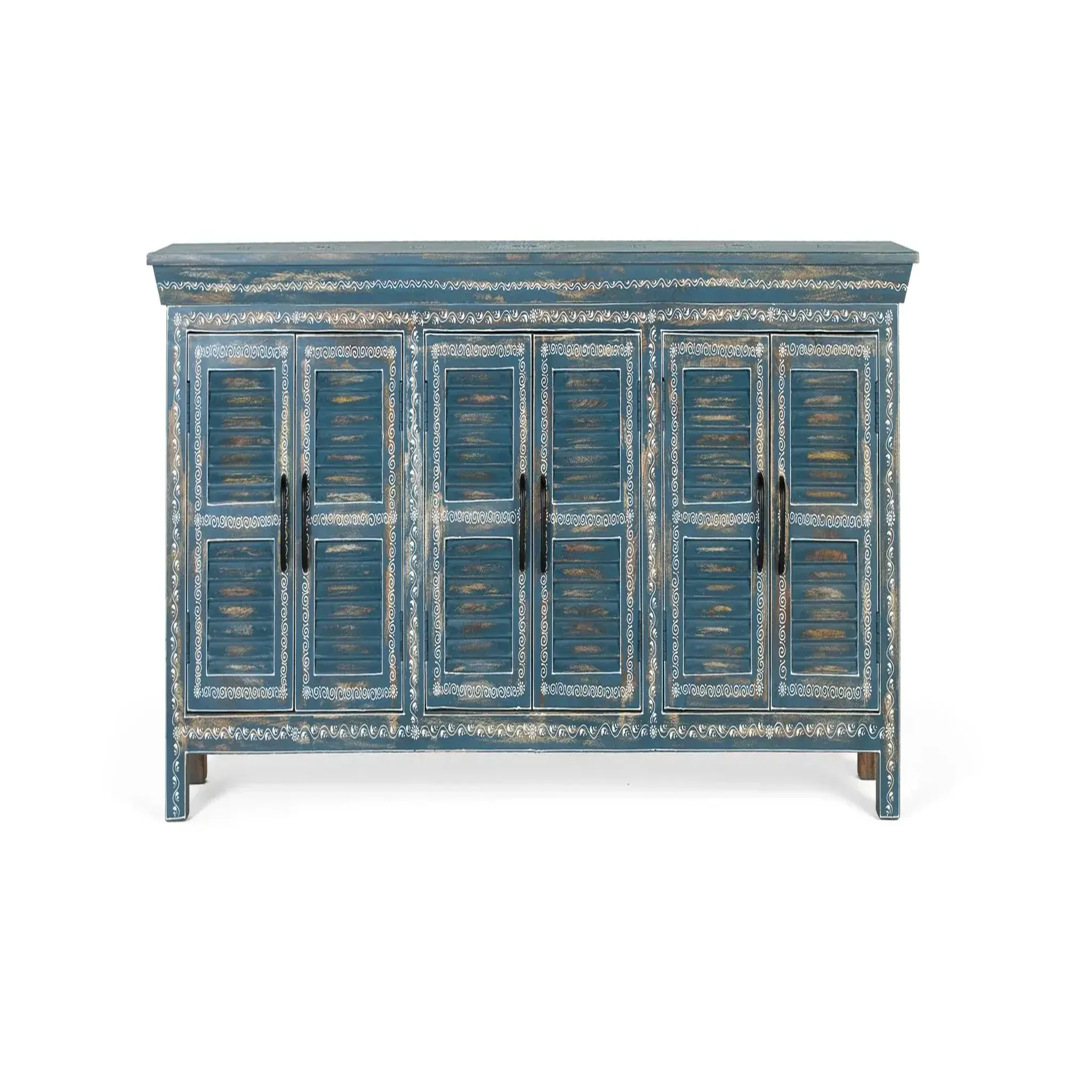 GINER Y COLOMER SL Buffet en bois de manguier 184cm style artisanal ethnique