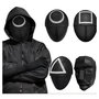 Voir la diapositive 2 : Masque Squid Game : Soldat triangle 