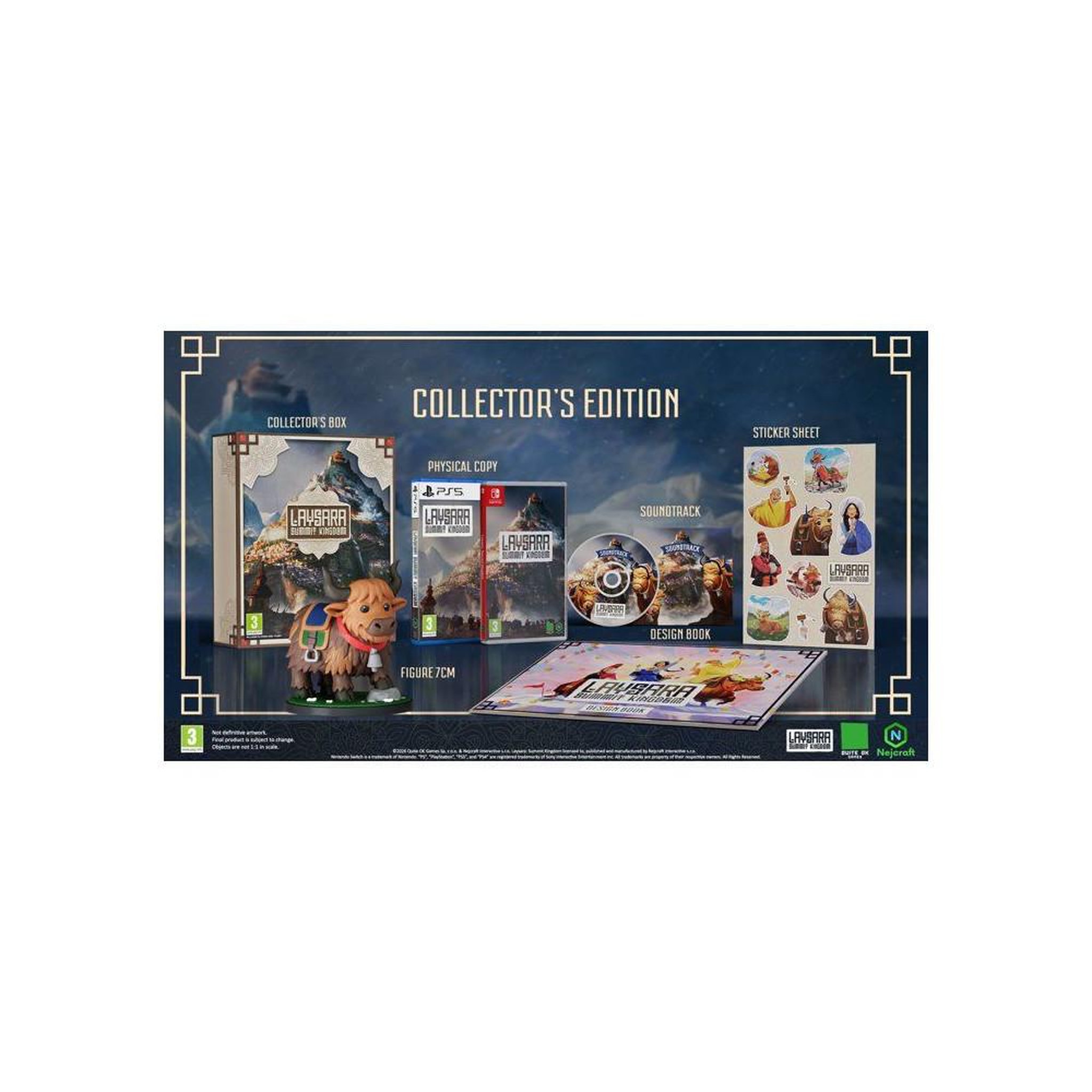 Voir la diapositive 2 : Just for games Album Laysara Summit Kingdom Édition Collector PS5 multilingue, jeu physique, constructeur de villes et stratégie