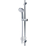 Porcher Barre de douche AQUA, douchette 3 jets - 61 cm - chrome
