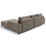 Voir la diapositive 5 : LISA DESIGN Rimini - canapé d'angle droit 4 places convertible avec coffre en tissu texturé