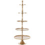 Voir la diapositive 1 : Paris Prix Plateau 5 Niveaux en Aluminium  Colma  165cm Or