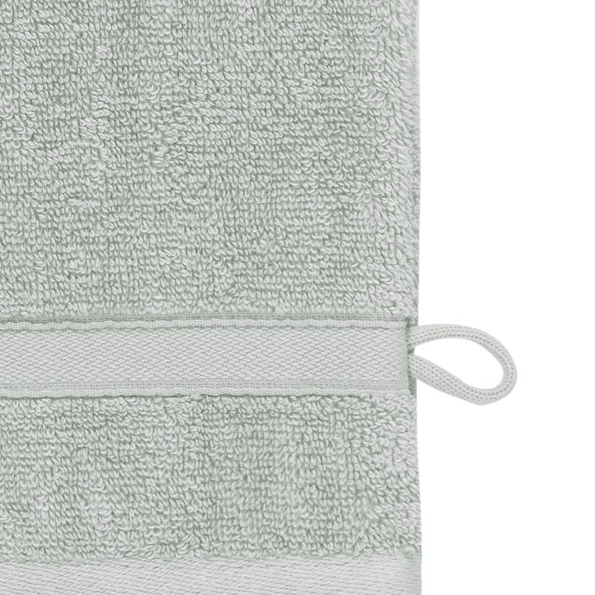 Voir la diapositive 3 : Sensei Maison Lot de 3 gants de toilette 600 g/m² SENSILK - 16x22 cm