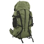 VIDAXL Sac à dos de randonnée vert armée 80 L tissu oxford