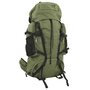 Voir la diapositive 1 : VIDAXL Sac à dos de randonnée vert armée 80 L tissu oxford