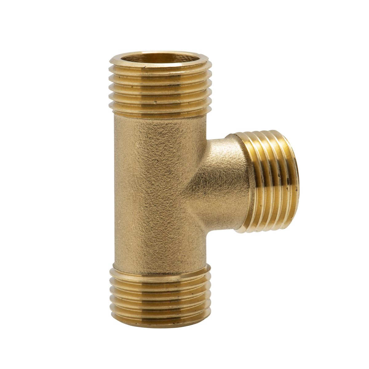 RAIN Raccord té laiton mâle - mâle 1-2