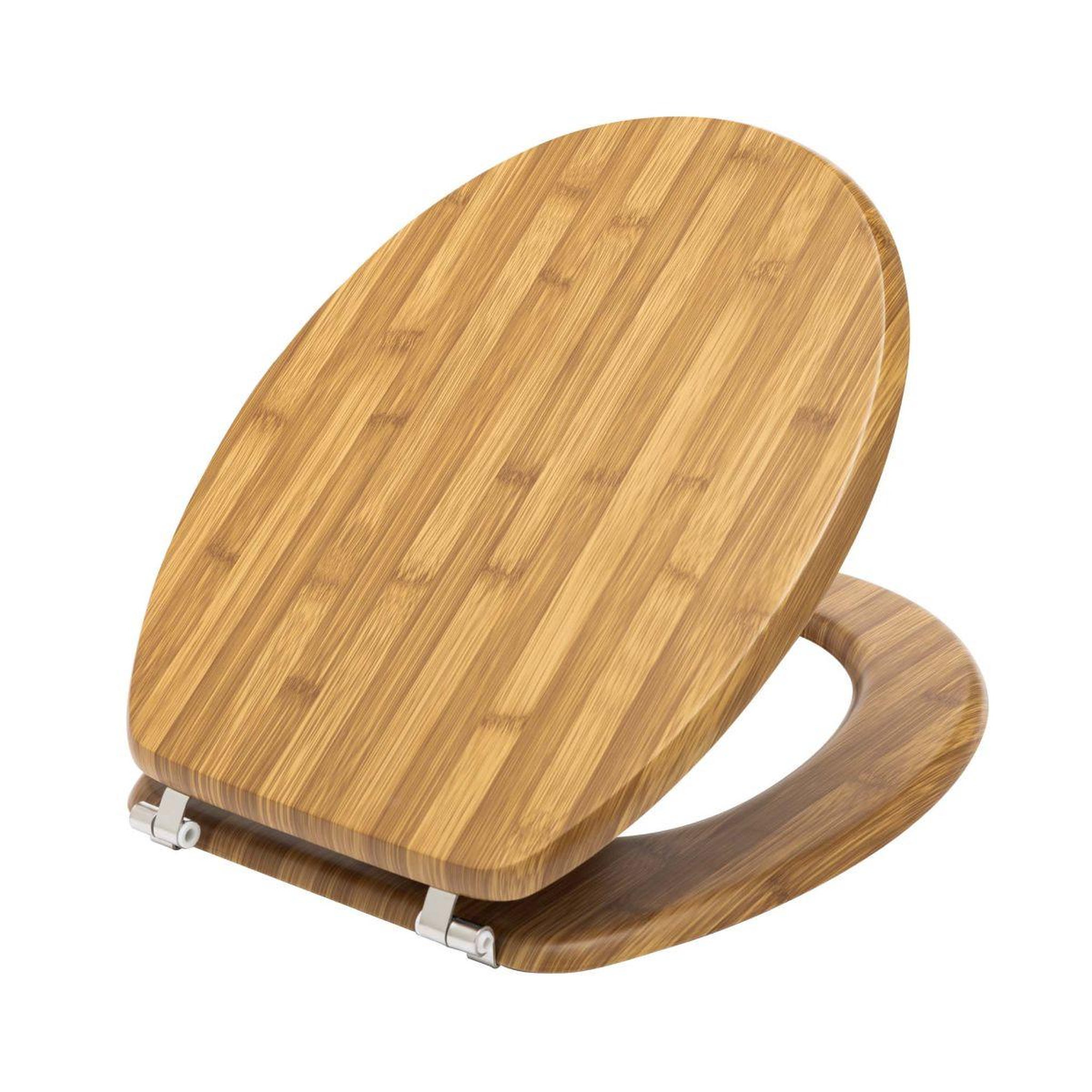 Voir la diapositive 4 : Douceur d'Intérieur Abattant wc effet bambou  hanoi  47cm naturel