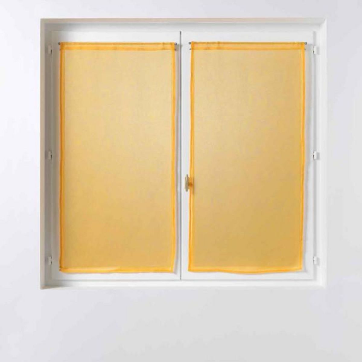 Paris Prix Paire de Voilages  Sandra  60x160cm Jaune