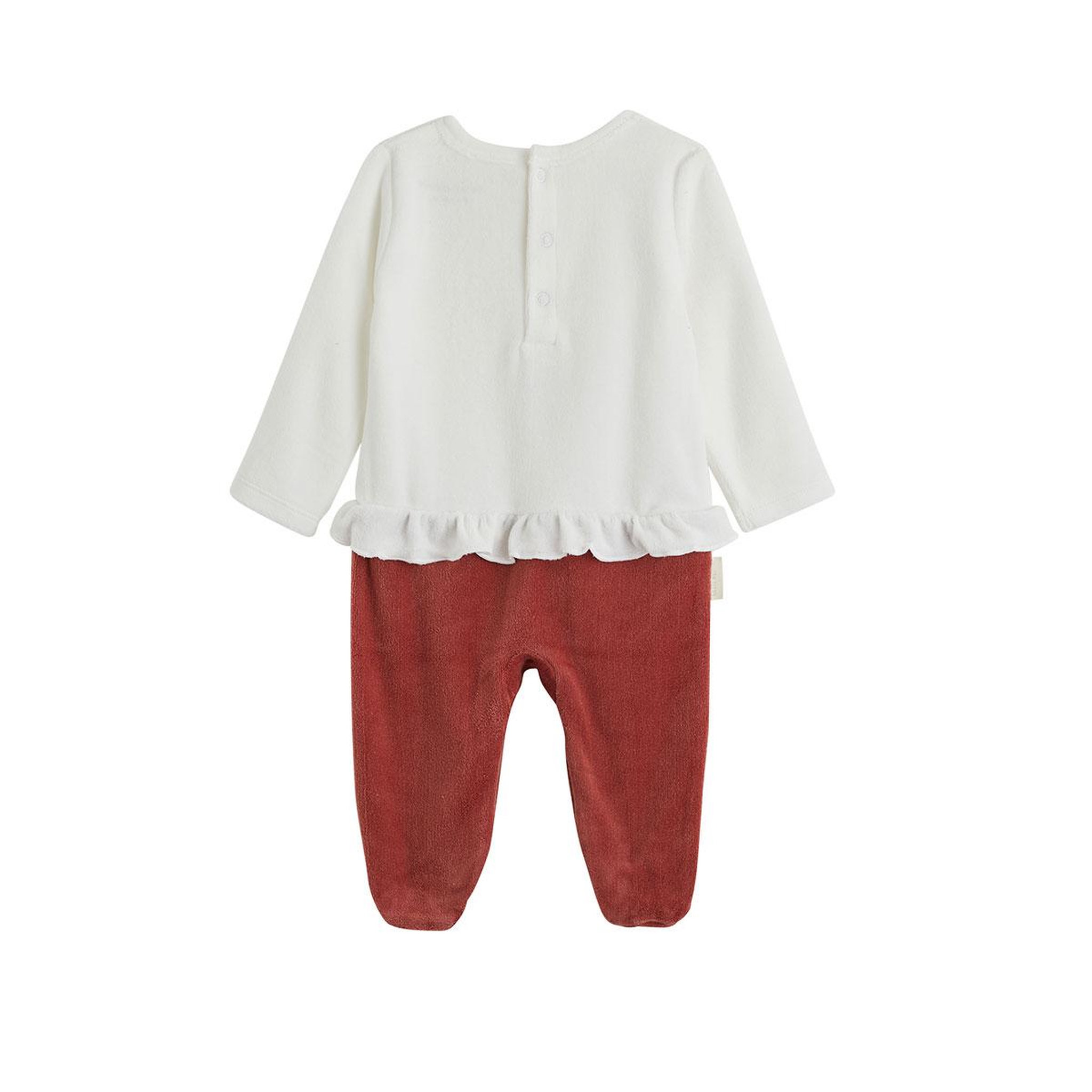 Voir la diapositive 2 : Petit BÃ©guin Pyjama bébé en velours harmony