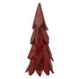 Voir la diapositive 1 : Paris Prix Sapin de Noël en Bois  Pieces  70cm Rouge
