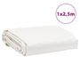 Voir la diapositive 6 : VIDAXL Bache blanc 1x2,5 m 650 g/m²