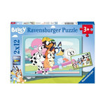 RAVENSBURGER Puzzles 2 x 12 pièces Ravensburger S'amuser avec Bluey