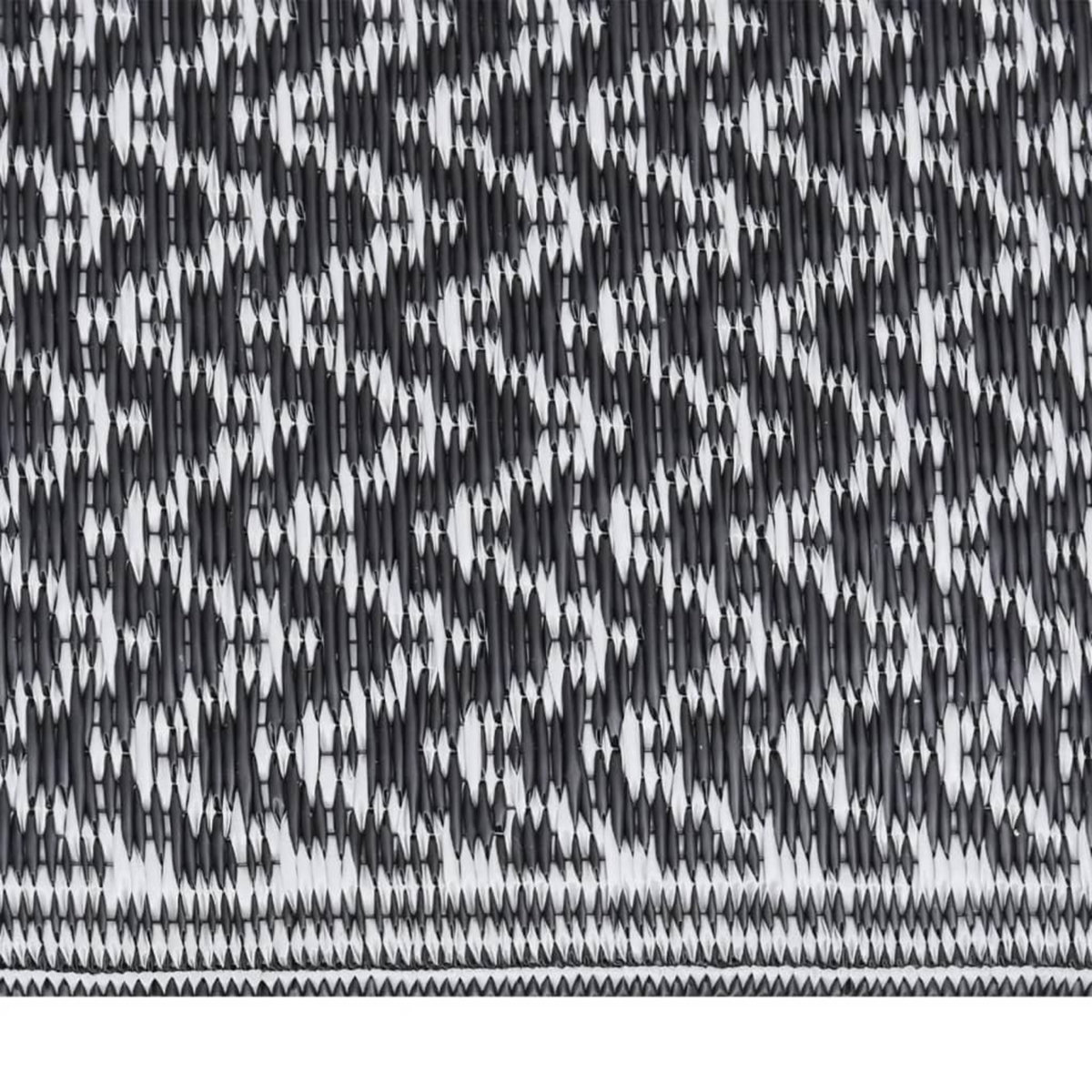 VIDAXL Tapis d'exterieur ARAKIL Noir 140x200 cm PP