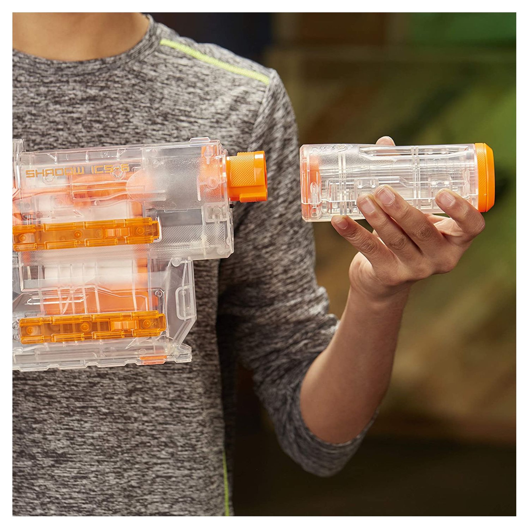 Voir la diapositive 4 : HASBRO Pistolet Nerf Modulus Shadow ICS6
