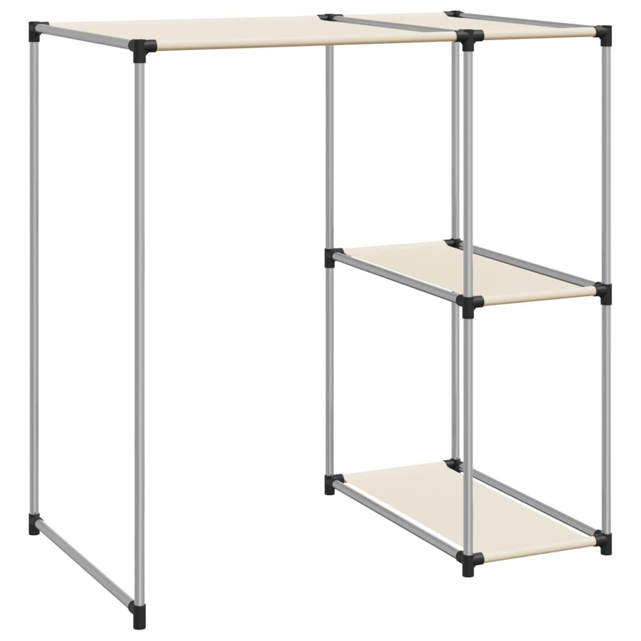 Voir la diapositive 5 : VIDAXL Support de rangement sur la machine a laver Creme 87x55x90,5 cm