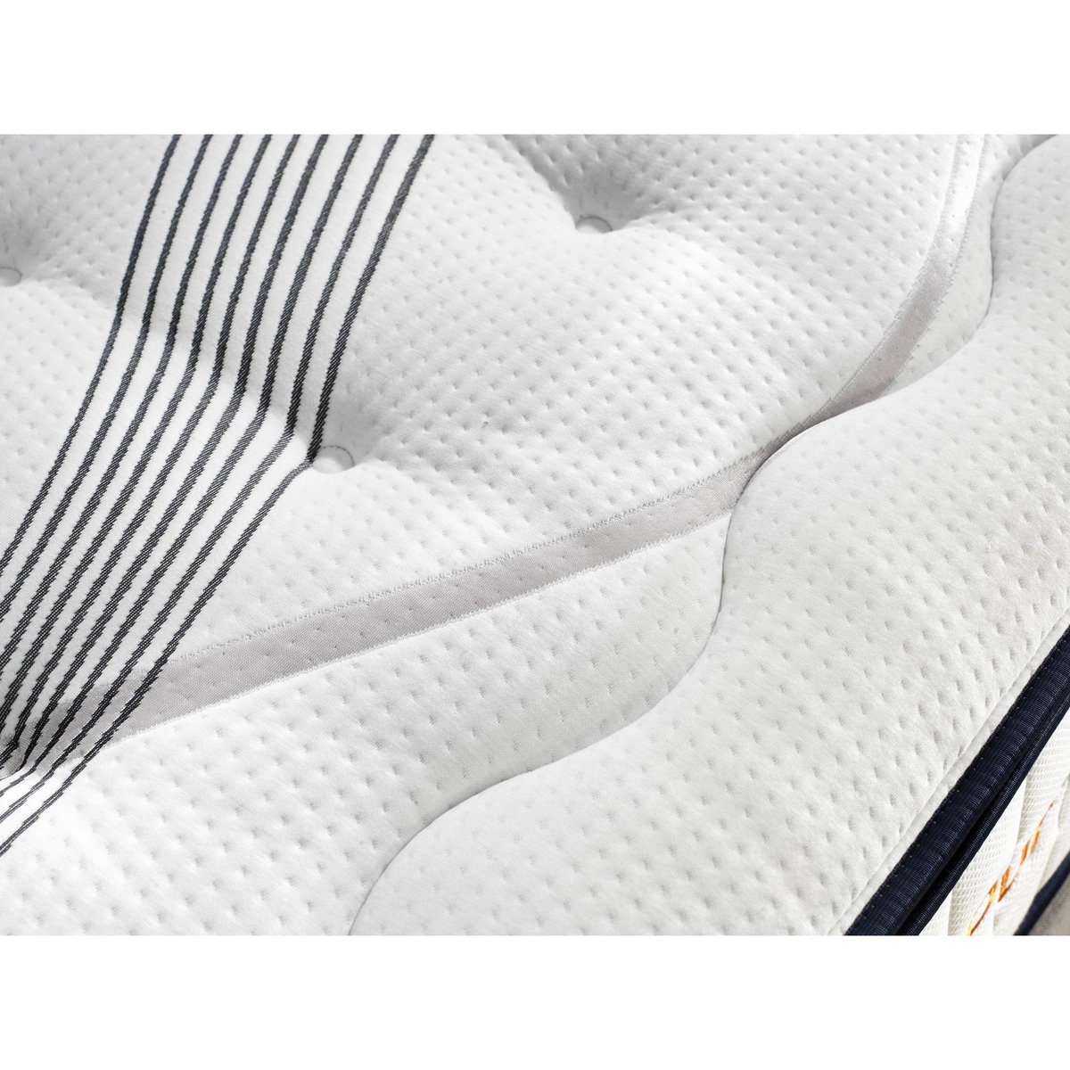 MemoryPur Matelas 33 cm ressorts ensachés + latex + mémoire de forme 140x190 cm DIAMANT