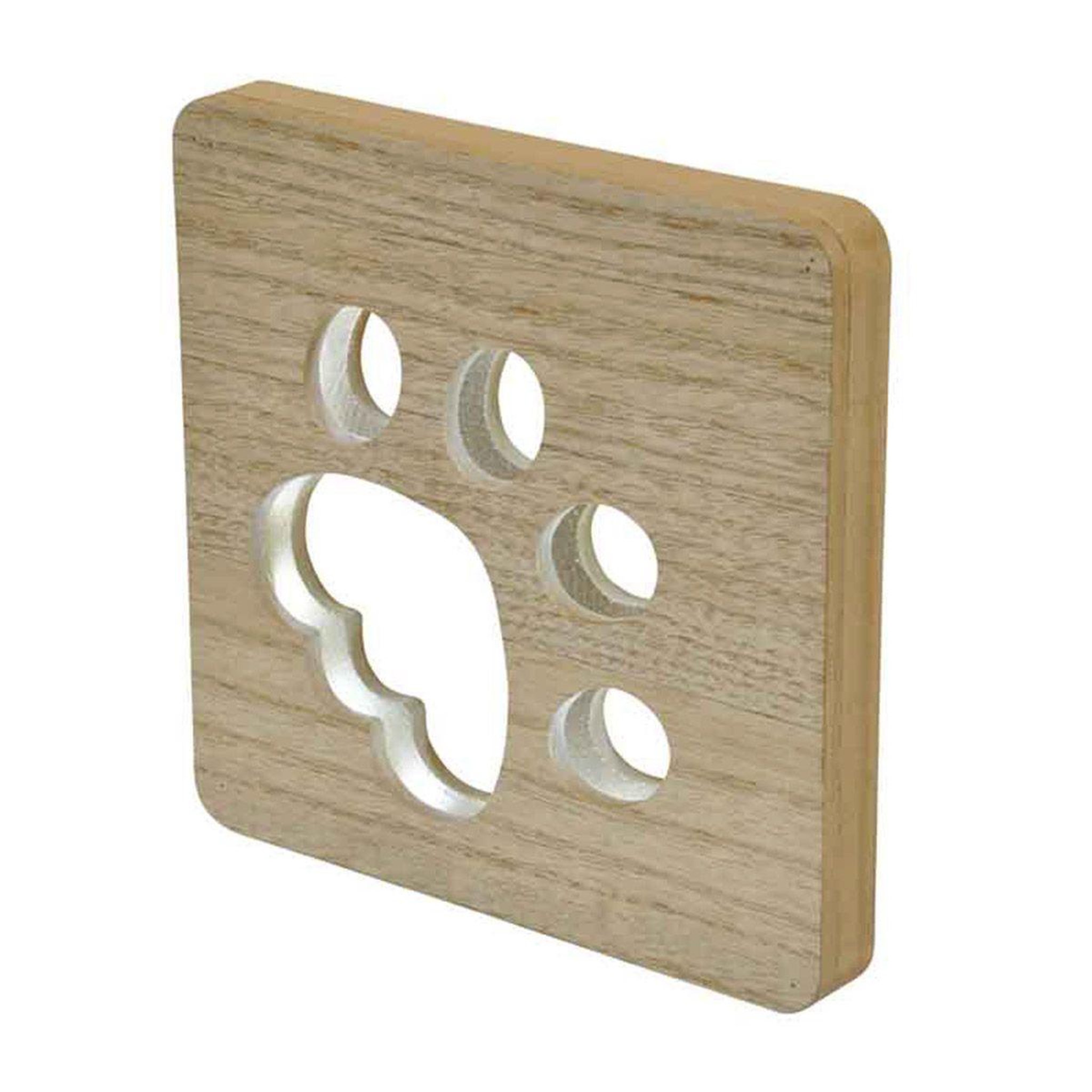 HOMEA Décoration lumineuse led  patte  19cm naturel