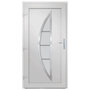 Voir la diapositive 5 : VIDAXL Porte d'entree anthracite 88x200 cm PVC
