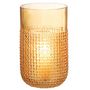 Voir la diapositive 2 : Paris Prix Vase Design en Verre  Motifa  22cm Orange