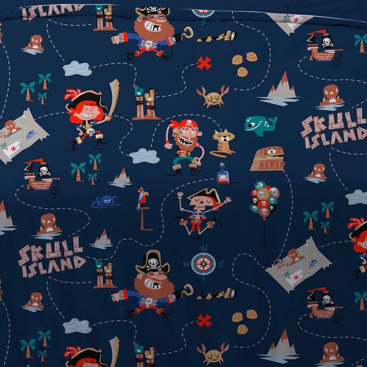 Dourev Housse de couette 140x200 Sparrow + 1 taie 100% coton