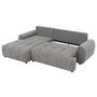 Voir la diapositive 3 : BEST MOBILIER Luzzio - canapé d'angle gauche 4 places convertible avec coffre en tissu texturé