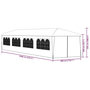 Voir la diapositive 6 : VIDAXL Tente de reception 3x12 m vert