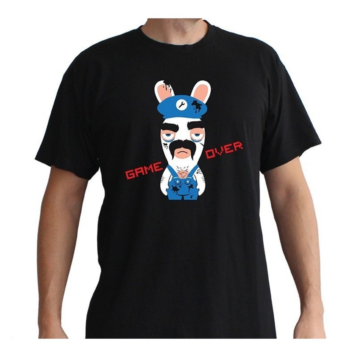 Tee-Shirt Lapins Crétins - Game Over - Taille L