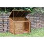Voir la diapositive 3 : Coffre de rangement jardin bois - 1200L - TROCADERO