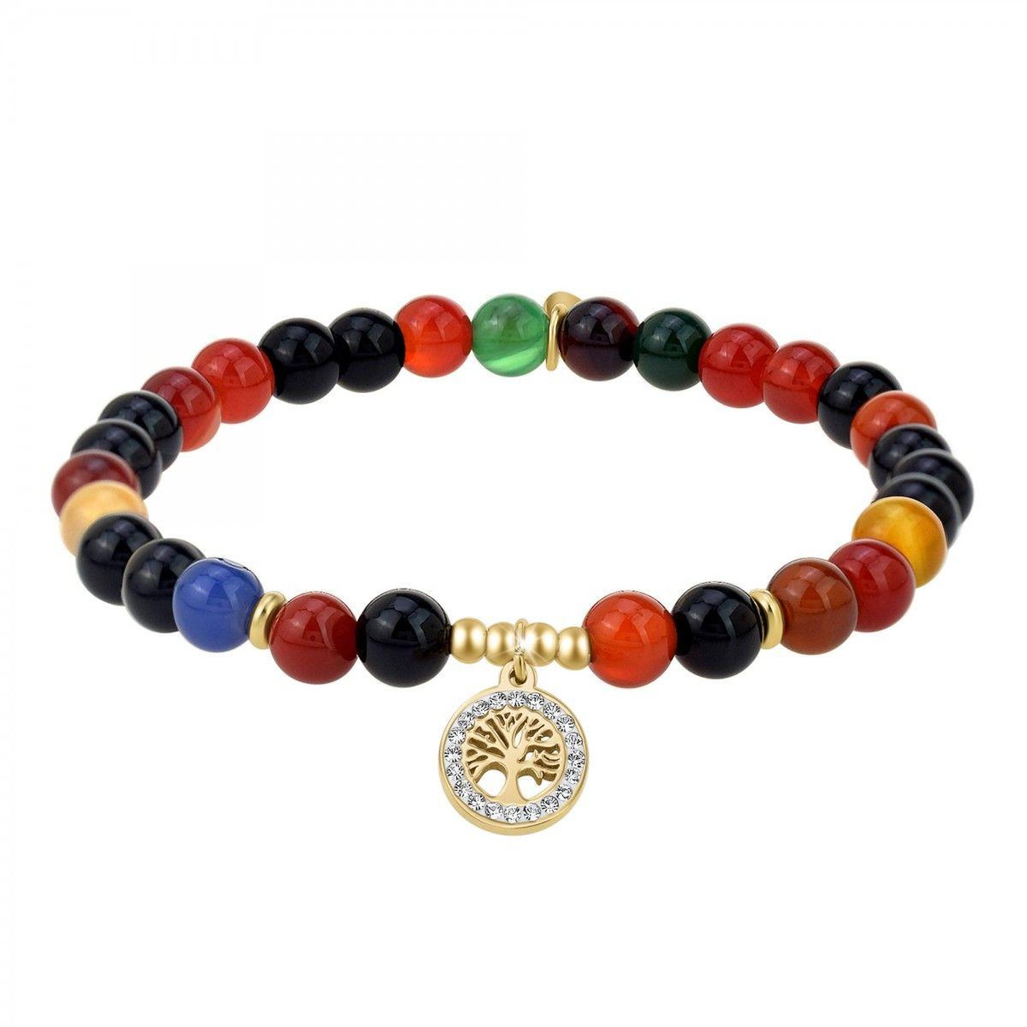 SC BOHEME Bracelet arbre de vie par SC Bohème orné de perles multicolores
