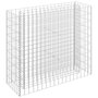 Voir la diapositive 2 : VIDAXL Lit sureleve a gabion Acier galvanise 90x30x90 cm