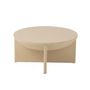 Voir la diapositive 3 : Paris Prix Table Basse Design en Bois  Cave  90cm Beige