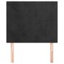 Voir la diapositive 3 : VIDAXL Tetes de lit 2 pcs Noir 80x5x78/88 cm Velours