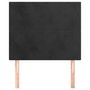 Voir la diapositive 3 : VIDAXL Tetes de lit 2 pcs Noir 80x5x78/88 cm Velours