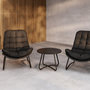 Voir la diapositive 6 : Paris Prix Salon de Jardin 2 Places  Cata  93cm Anthracite