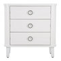Voir la diapositive 2 : Paris Prix Commode 3 Tiroirs en Bois  Shine  84cm Blanc