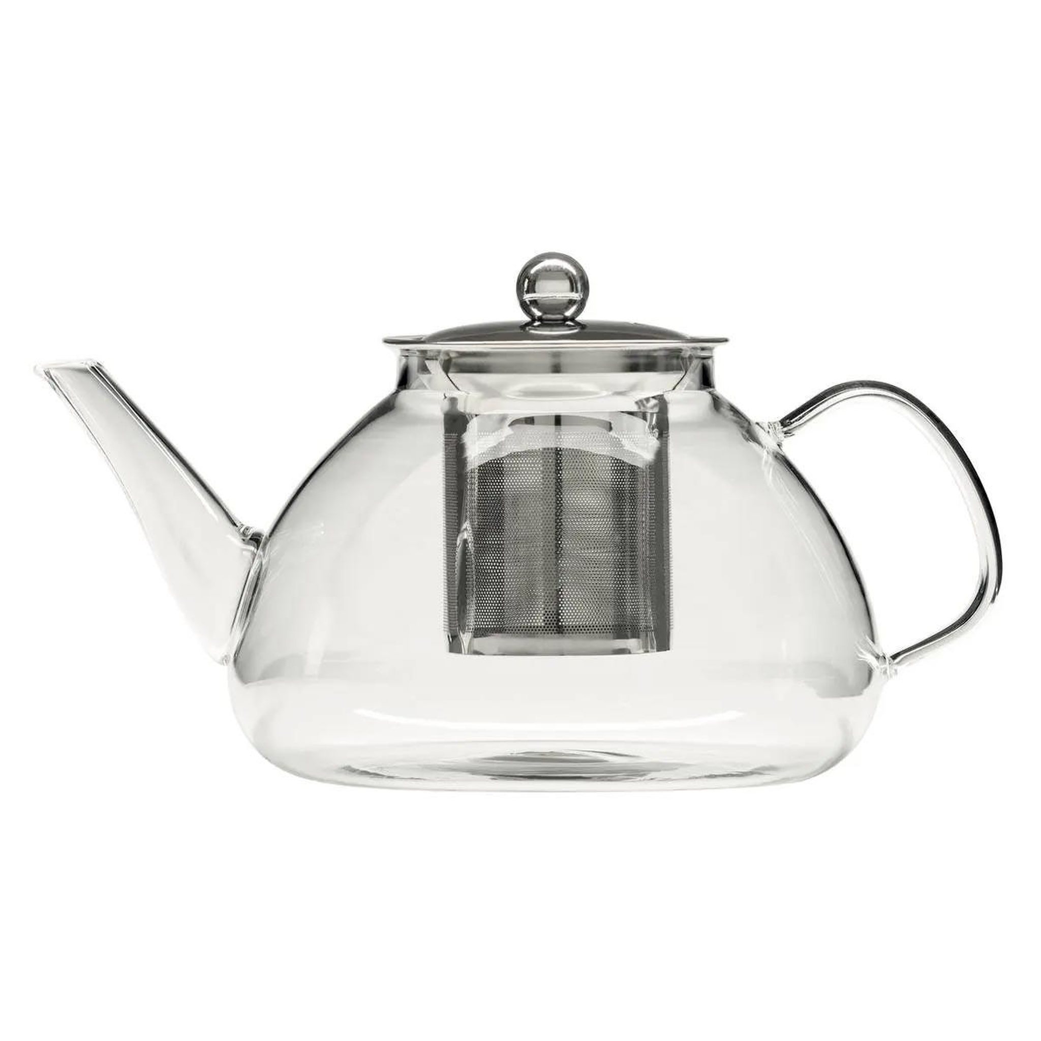 SECRET DE GOURMET Théière en Verre  Filtre  24cm Transparent