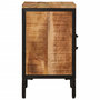 Voir la diapositive 4 : VIDAXL Table de chevet 40x30x52,5 cm bois de manguier massif brut