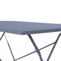 Voir la diapositive 5 : SWEEEK Table de jardin bistrot pliable - Emilia rectangle - Table rectangle 110x70cm en acier thermolaqué