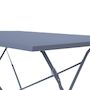 Voir la diapositive 5 : SWEEEK Table de jardin bistrot pliable - Emilia rectangle - Table rectangle 110x70cm en acier thermolaqué
