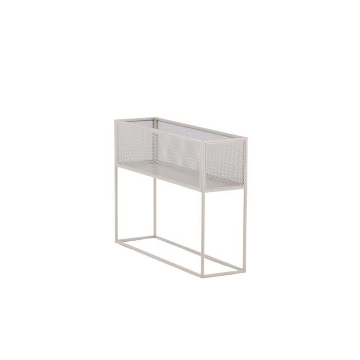 Paris Prix Console Design en Métal  Netz  110cm Beige