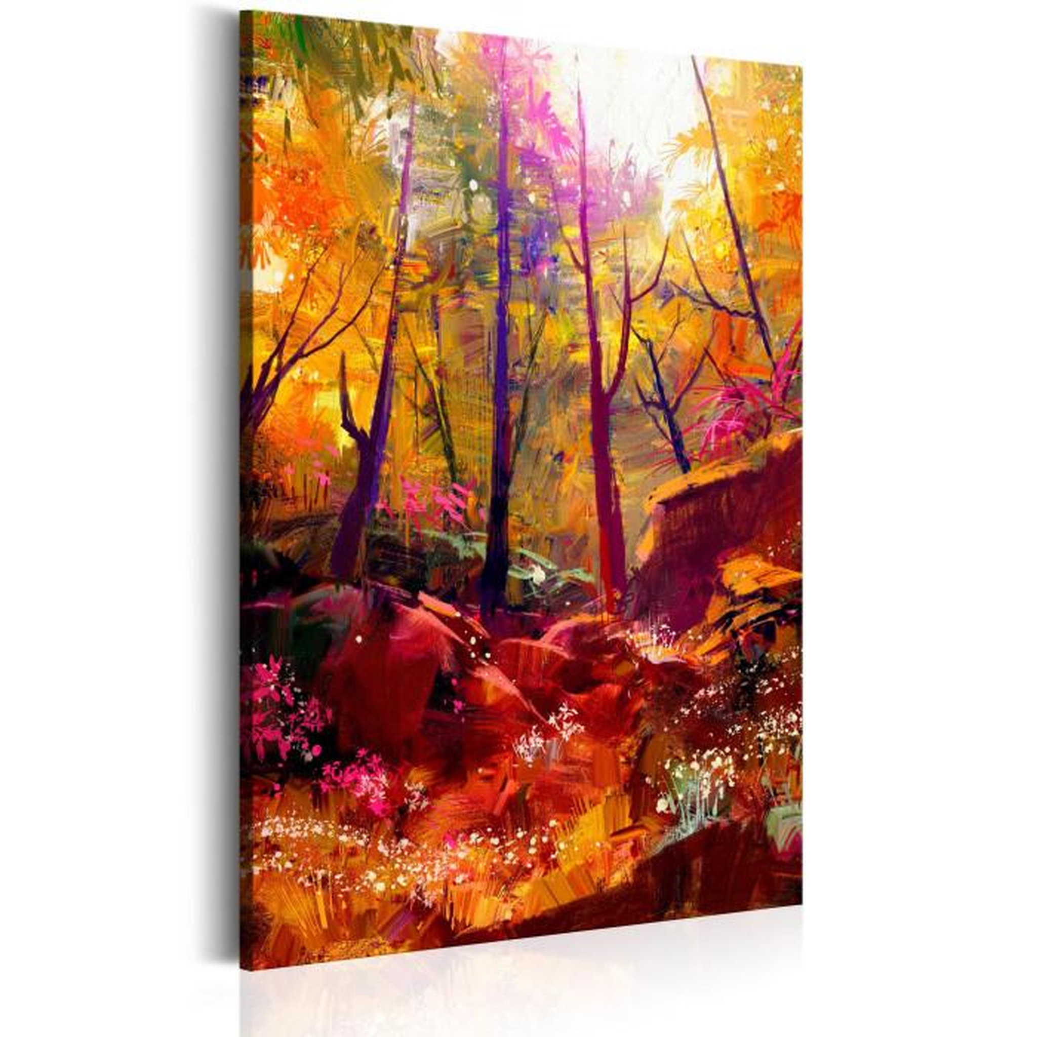 Paris Prix Tableau Imprimé  Forêt Peinte. Coloris disponibles : Multicolore