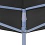 Voir la diapositive 5 : VIDAXL Toit de tente de reception 4x3 m Noir 270 g/m^2