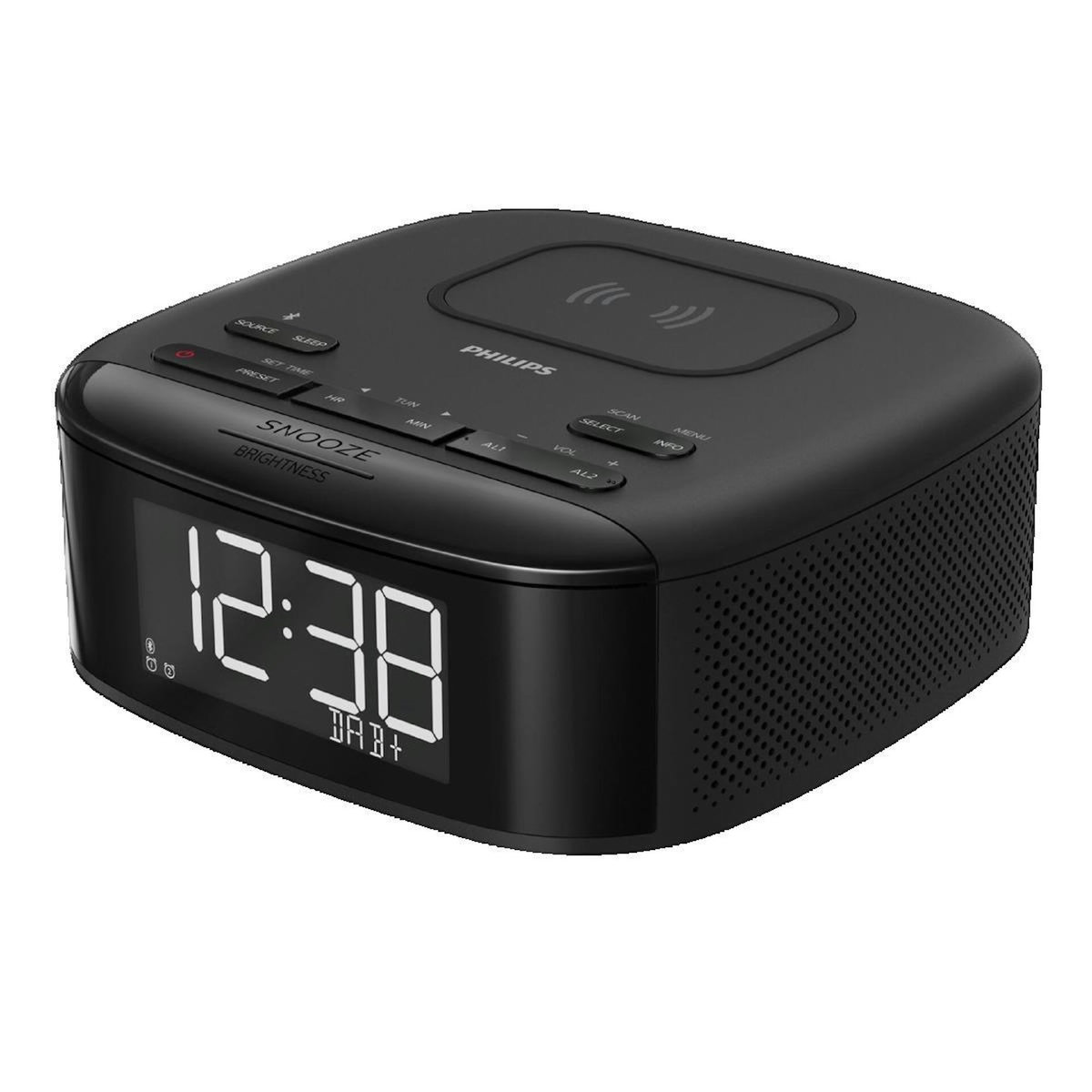 Philips Radio-réveil Philips avec chargeur sans fil Qi