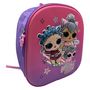 Voir la diapositive 3 : LOL Sac à goûter maternelle 3D polyester fuchsia et violet L.O.L SURPRISE