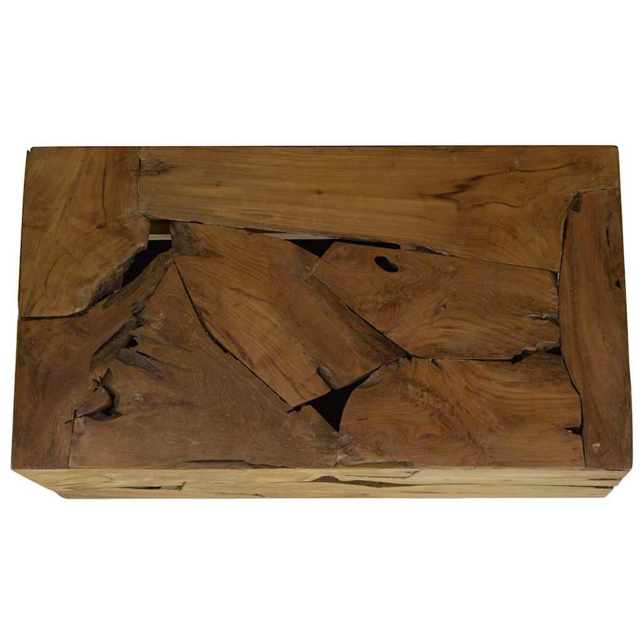 Voir la diapositive 4 : VIDAXL Table basse 90x50x30 cm teck veritable marron