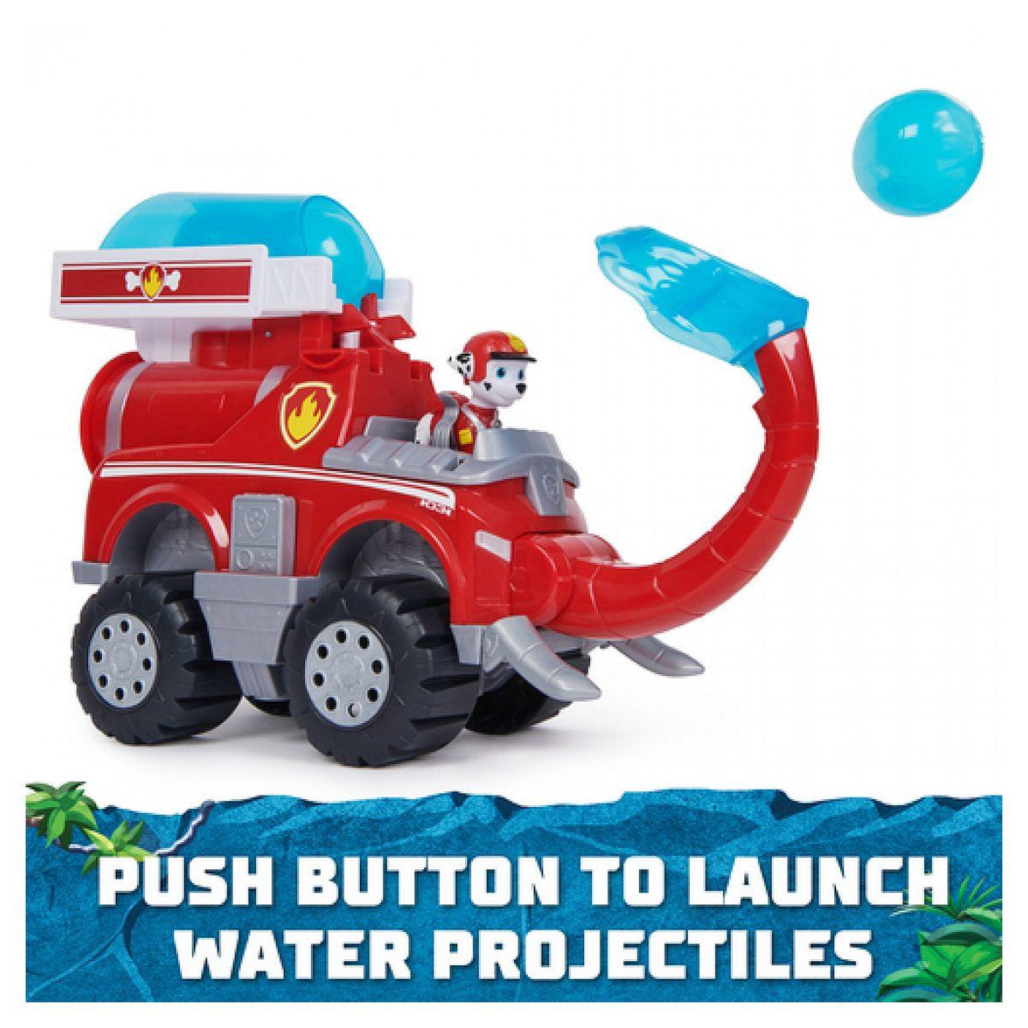 Voir la diapositive 3 : SpinMaster Véhicule deluxe marcus jungle pups