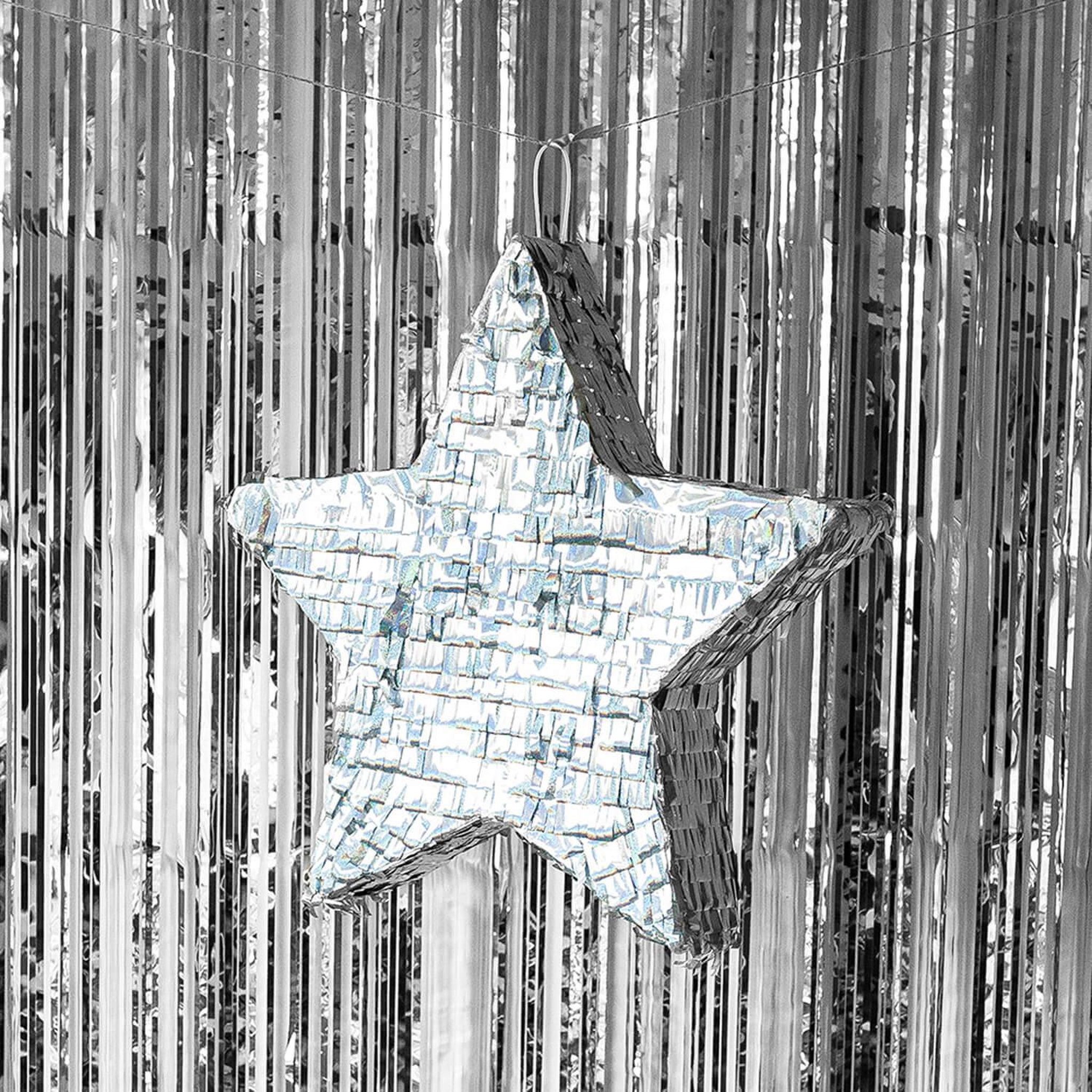 Voir la diapositive 4 : Boland Rideau en aluminium argent métallique - 200 x 100 cm