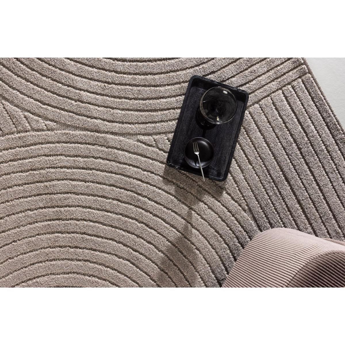Paris Prix Tapis Déco  Vince Solar  200x290cm Marron
