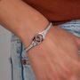 Voir la diapositive 2 : SC CRYSTAL Bracelet menottes SC Crystal orné de Cristaux scintillants