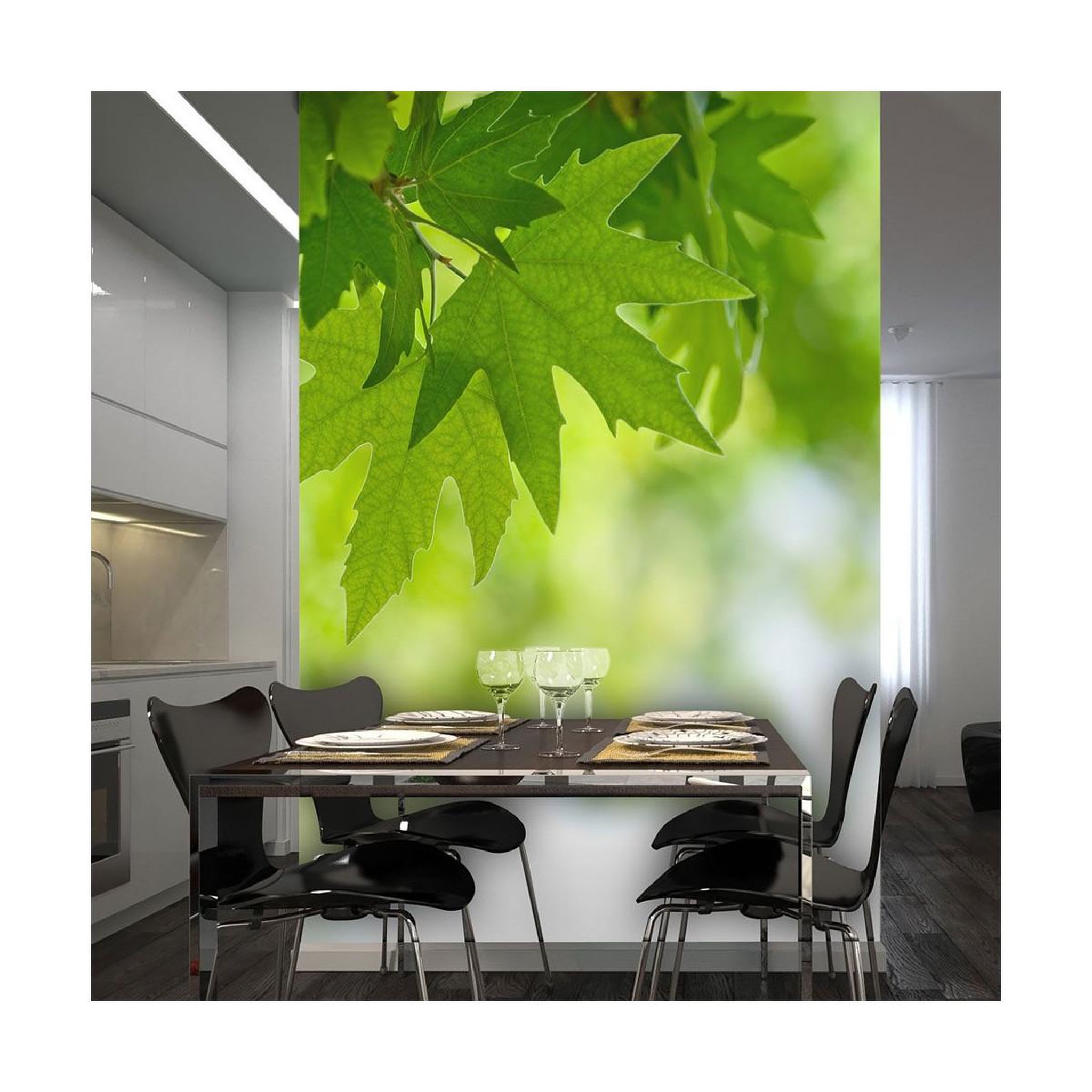 Voir la diapositive 1 : Paris Prix Papier Peint  Feuilles Shallow Focus